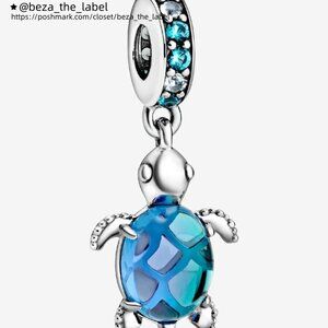 Pandora Murano Glass Sea Turtle Dangle Charm